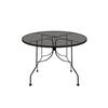 Oak Street Manufacturing Diamondback 36in Round Black Metal Outdoor Table - OD36R-STD 