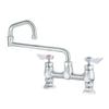 Krowne Metal Diamond Series 8in Off Center Deck Mount Faucet with 18in Spout - DX-918 