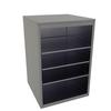Glastender 24in x 24in Stainless Steel Back Bar Glass Storage Cabinet - BGS-24-S 