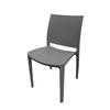 Oak Street Manufacturing Teton Indoor/Outdoor Iron Gray Stacking Resin Chair - OD-CH-752-IG 