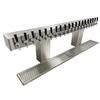 Glastender Countertop Bridge Draft Dispensing Tower - (20) Faucets - BRT-20-SSR 