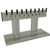 Glastender Countertop Tee Draft Dispensing Tower - (10) Faucets - BT-10-MF 