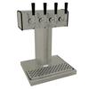 Glastender Countertop Tee Draft Dispensing Tower - (4) Faucets - BT-4-MF 