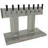 Glastender Countertop Tee Draft Dispensing Tower - (8) Faucets - BT-8-MF 