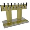 Glastender Countertop Tee Draft Dispensing Tower - (8) Faucets - BT-8-PB 