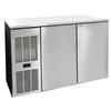 Glastender 52inx24in Stainless Steel Undercounter 2 Section Refrigerator - C1FL52-UC 