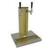 Glastender Countertop Column Draft Dispensing Tower - (2) Faucets - CT-2-PB 