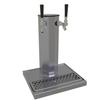 Glastender Countertop Column Draft Dispensing Tower - (2) Faucets - CT-2-SSR 
