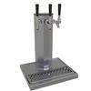 Glastender Countertop Column Draft Dispensing Tower - (3) Faucets - CT-3-SS 