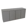 Glastender 80in x 24in Stainless Steel Back Bar Dry Storage Cabinet - DS80 