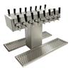 Glastender Countertop Double Sided Draft Dispensing Tower- (16) Faucets - DT-16-SSR 