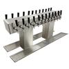 Glastender Countertop Double Sided Draft Dispensing Tower- (24) Faucets - DT-24-SSR 