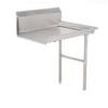 Falcon Food Service DTCL3072 30inx72in 16 Gauge Stainless Steel Clean Left Side dishtable 