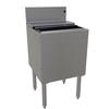 Glastender 18inx19in Stainless Steel Underbar Extra Deep Ice Bin with Cover - IBA-18-ED 