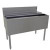 Glastender 42inx24in Stainless Steel Underbar Ice Bin with Cover - IBB-42 