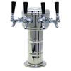 Glastender Countertop Mini-Mushroom Draft Dispensing Tower- (3) Faucets - MMT-3-PB 