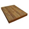 H&D Commercial Seating 30in Diameter Barn Wood Finish Melamine Table Top - TM30R D-15 