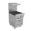 Southbend Ultimate 24in Gas Restaurant Range with Space Saver Oven Base - 4241E 
