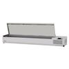 Turbo Air 71in Refrigerated Countertop Prep Rail - CTST-1800-13-N 