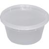 International Tableware, Inc 12oz BPA Free Plastic Disposable Soup/Deli Container with Lid - TG-PC-12 