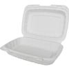 International Tableware, Inc 9inx6.5in Microwaveable 1 Compartment White Plastic Container - TG-PM-96 