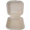 International Tableware, Inc 6in x 6in Microwaveable 1 Compartment Sugarcane Container - TG-B-66 