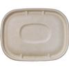 International Tableware, Inc Microwaveable Sugar Cane Take Out Container Lid - TG-811-LID-B 
