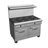 Southbend Platinum 48in Heavy Duty Gas Range with Step Up Burners - P48D-BBBB-SU 