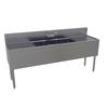 Glastender TSA-72-S 72in x 19in (3) Compartment Underbar Sink 