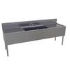 Glastender TSB-84-S 84in x 24in (3) Compartment Stainless Steel Underbar Sink 