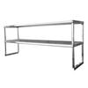 GSW USA DS-1260 60inx12in Knockdown Double Overshelf for Work Table 