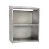 Glastender 48in x 15in Open Front Stainless Steel Wall Mount Cabinet - WCO48 