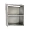 Glastender 96in x 15in Open Front Stainless Steel Wall Mount Cabinet - WCO96 