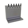 Glastender Wall Mount Draft Dispensing Tower - (6) Faucets - WT-6-SS 
