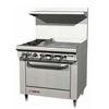 Southbend S-Series 36in Gas 2 Burner Range w/24in Right Thermost Griddle - S36C-2TR 