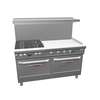 Southbend Ultimate 60in Gas 4 Burner Range with 36in Right Griddle - 4601AA-3TR 