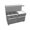 Southbend Ultimate 60in Gas 6 Burner Range with 24in Right Griddle - 4601DD-2TR 