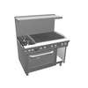 Southbend 48in Ultimate 2 Burner Gas Range w/36in Right Side Charbroiler - 4481AC-3CR 