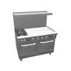 Southbend Ultimate 48in Range with (2) Non-clog Burners & 36in Griddle - 4481EE-3GR 