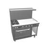 Southbend Ultimate 48in Range with (2) Non-clog Burners & 36in Griddle - 4481DC-3GR 