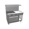 Southbend Ultimate 48in Gas 4 Burner Range with 24in Right Griddle - 4481AC-2TR 