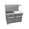 Southbend Ultimate 48in Gas 4 Burner Range with 24in Right Side Griddle - 4481EE-2GR 