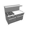 Southbend Ultimate 60in Gas 4 Star Burner Range with 36in Right Griddle - 4603DD-3GR 