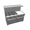 Southbend Ultimate 60in Gas 6 Star Burner Range with 24in Right Griddle - 4603DD-2GR 