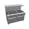 Southbend Ultimate 60in 5 Burner Range with 24in Right Charbroiler - 4605AA-2CR 