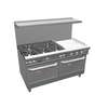 Southbend Ultimate 60in Gas 5 Burner Range with 24in Right Manual Griddle - 4605DD-2GR 