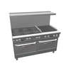 Southbend Ultimate 60in Gas 6 Burner Range with 24in Right Charbroiler - 4602AA-2CR 