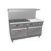 Southbend Ultimate 60in Gas 6 Burner Range with 24in Right Side Griddle - 4601AA-2GR 