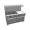 Southbend Ultimate 60"Gas 6 BurnerRange w/24in Right Thermostat Griddle - 4601AA-2TR 