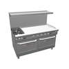 Southbend Ultimate 60in Gas 2 Burner Range with 48in Right Side Griddle - 4601DD-4GR 